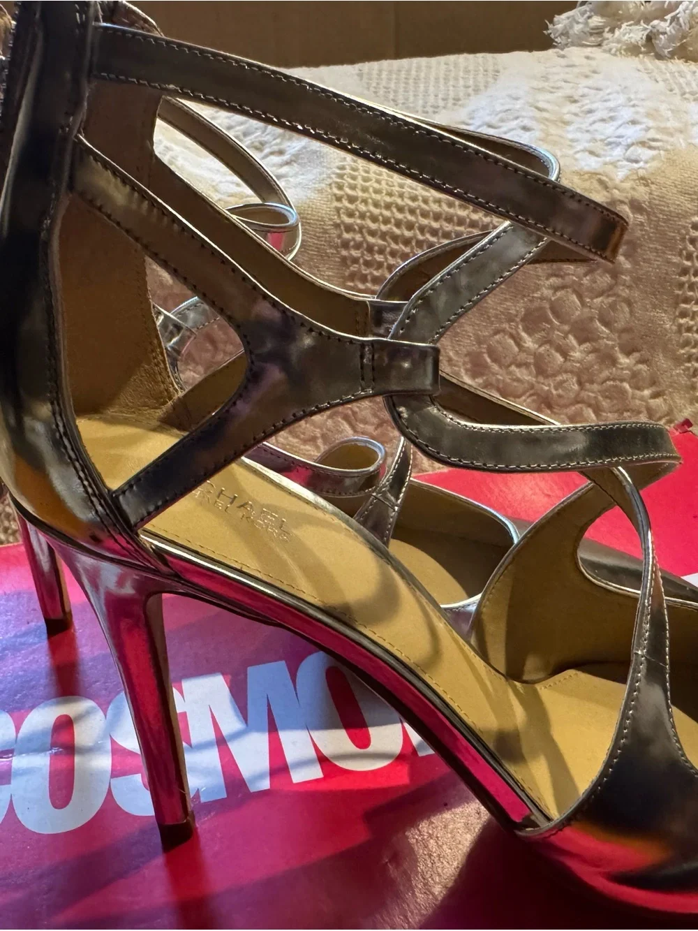 Michael Kors shiny metallic